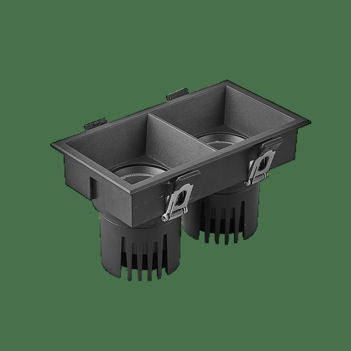 Светильник MS-FLOW-BUILT-S157x85-2x6W Warm3000 (BK, 15 deg, 230V) (Arlight, IP20 Металл, 5 лет)