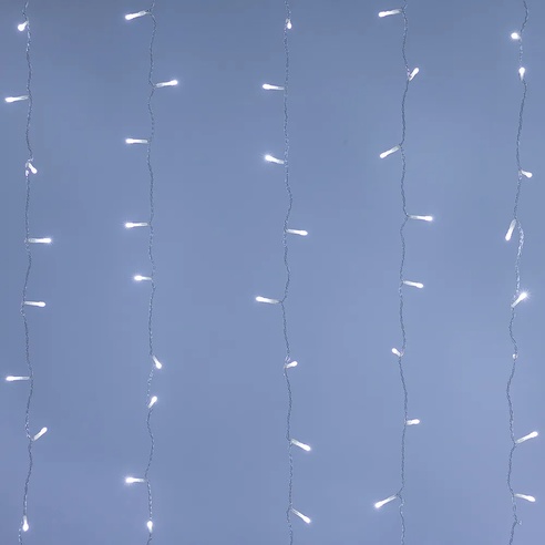 Светодиодная гирлянда ARD-CURTAIN-HOME-2000x2500-CLEAR-300LED White (230V, 12W) (Ardecoled, IP20)