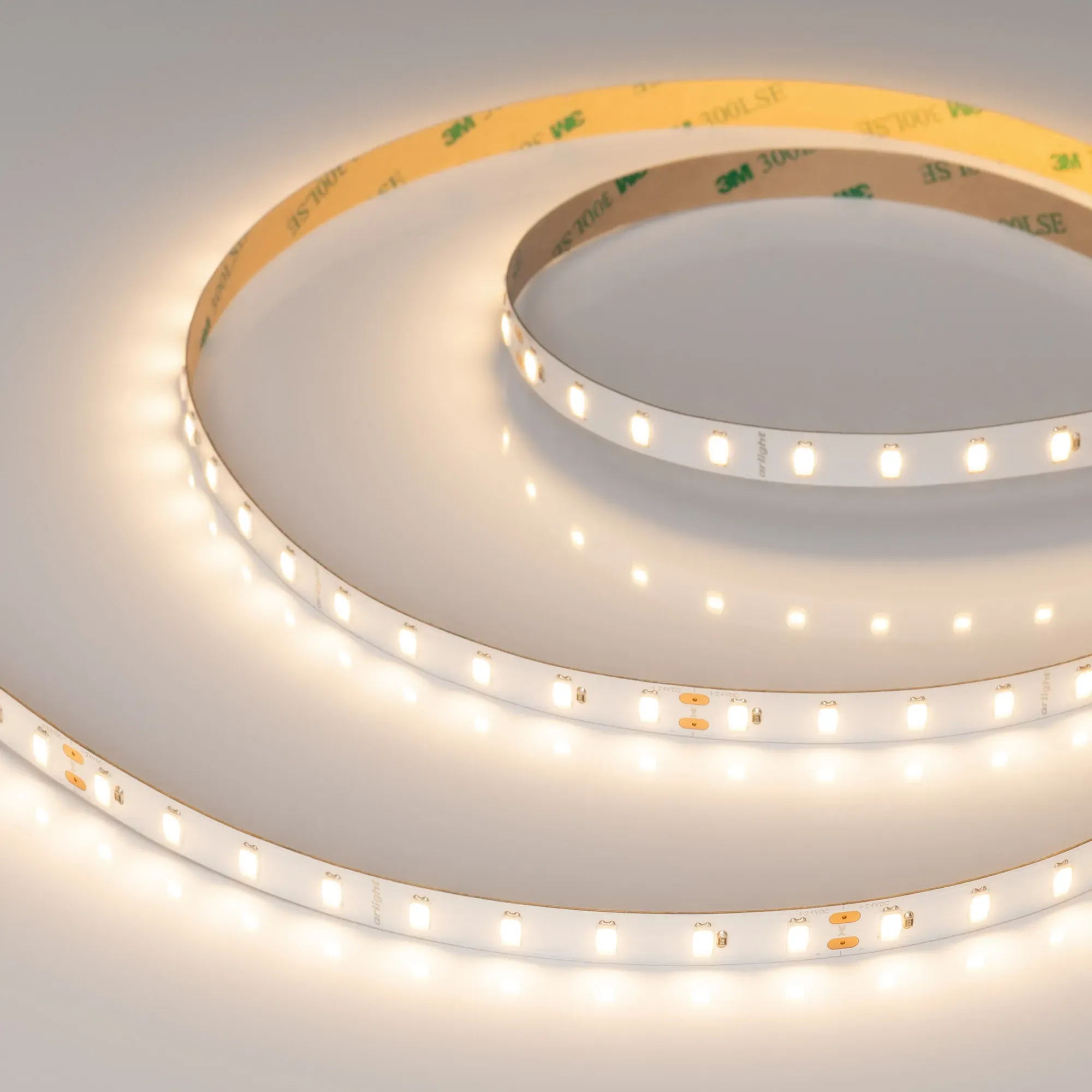 Лента светодиодная ULTRA-C72-10mm 24V Warm3000 (7.2 W/m, IP20, 5630, 5m) (Arlight, высок.эфф.200 лм/Вт) - изображение товара