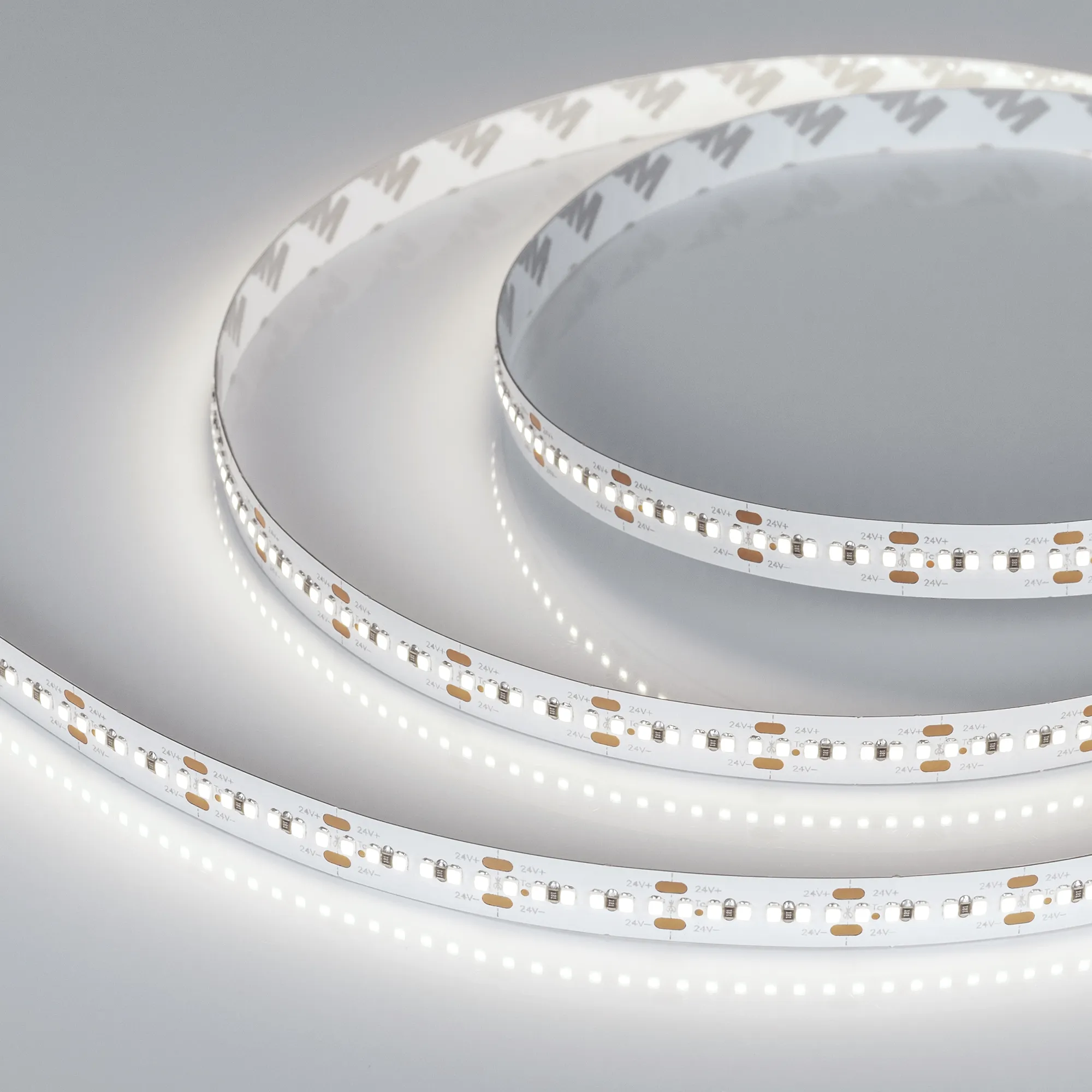 Лента светодиодная MICROLED-M300-10mm 24V Day5000 (21.6W/m, IP20,2216, 5m) (Arlight, 21.6 Вт/м, IP20)