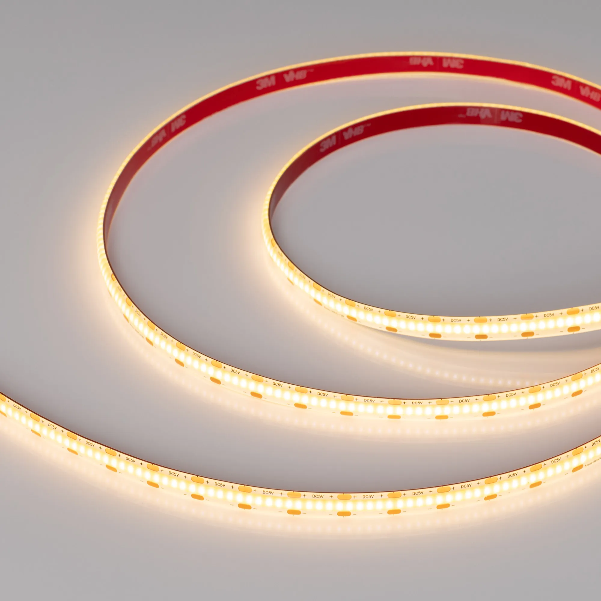 Лента светодиодная герметичная COB-SE-X360-8mm 5V Warm2700 (5 W/m, IP65, CSP, 5m) (Arlight, -)