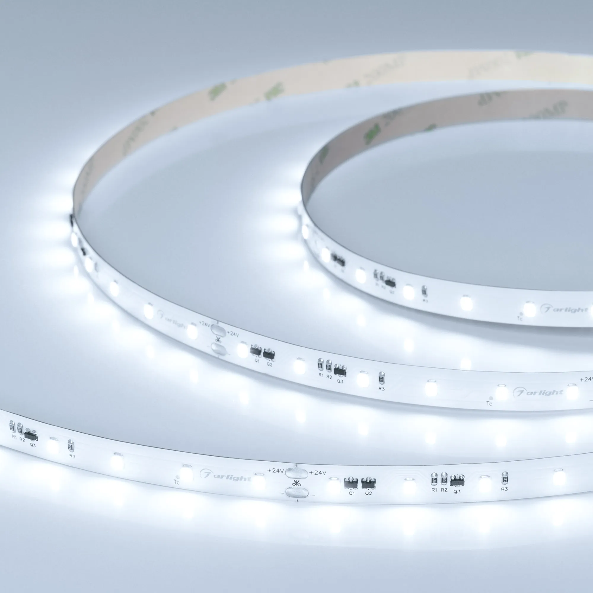 Лента IC-A60-10mm 24V White6000 (4.8 W/m, IP20, 2835, 20m) (Arlight, 4.8 Вт/м, IP20)