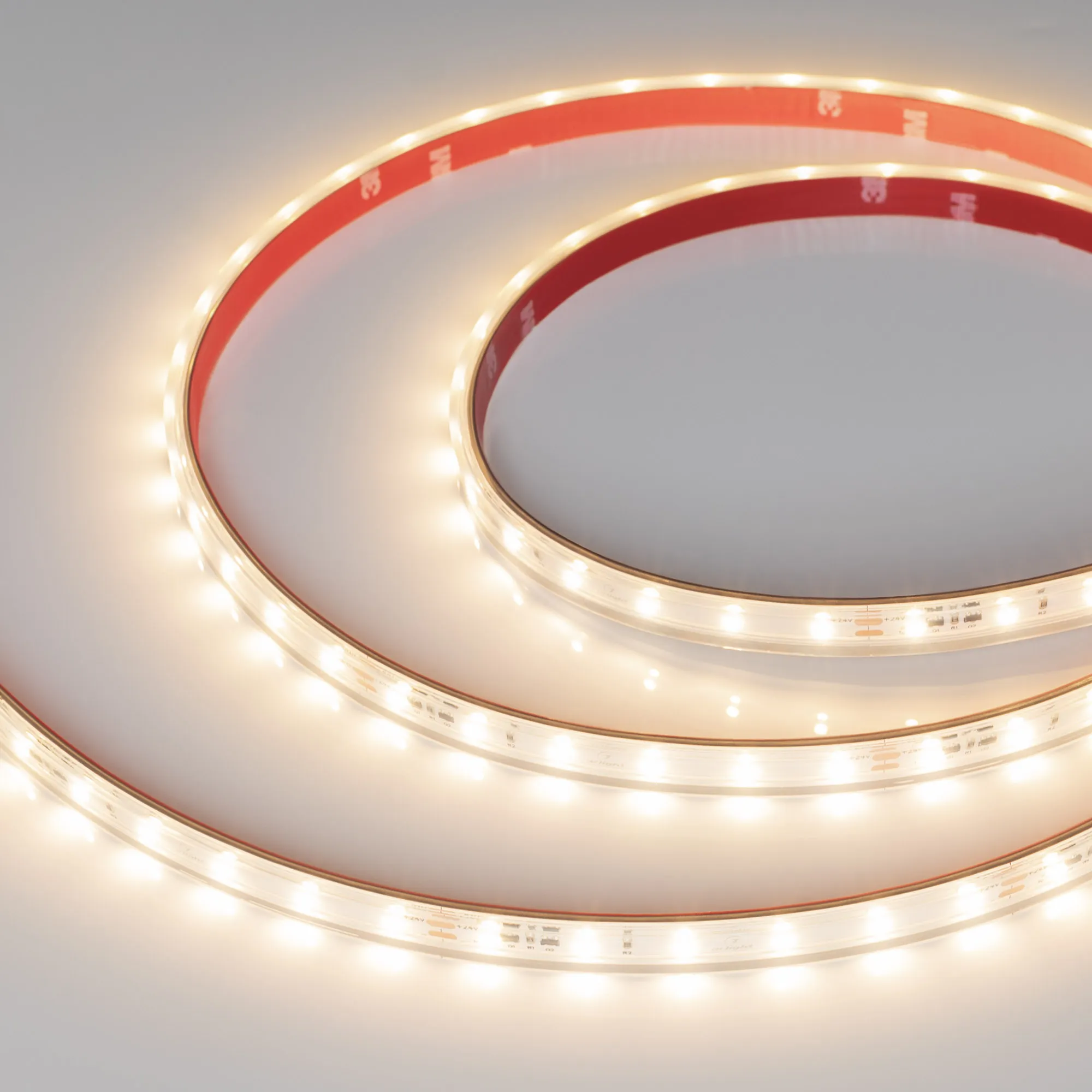 Лента герметичная IC-PS-A60-10mm 24V Warm3000 (4.8 W/m, IP67, 2835, 10m) (Arlight, стабилизированная) - изображение товара